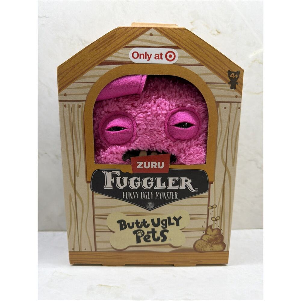 Fuggler Butt Ugly Pets Rabid Rabbit Pink Target Exclusive Plush NEW IN BOX